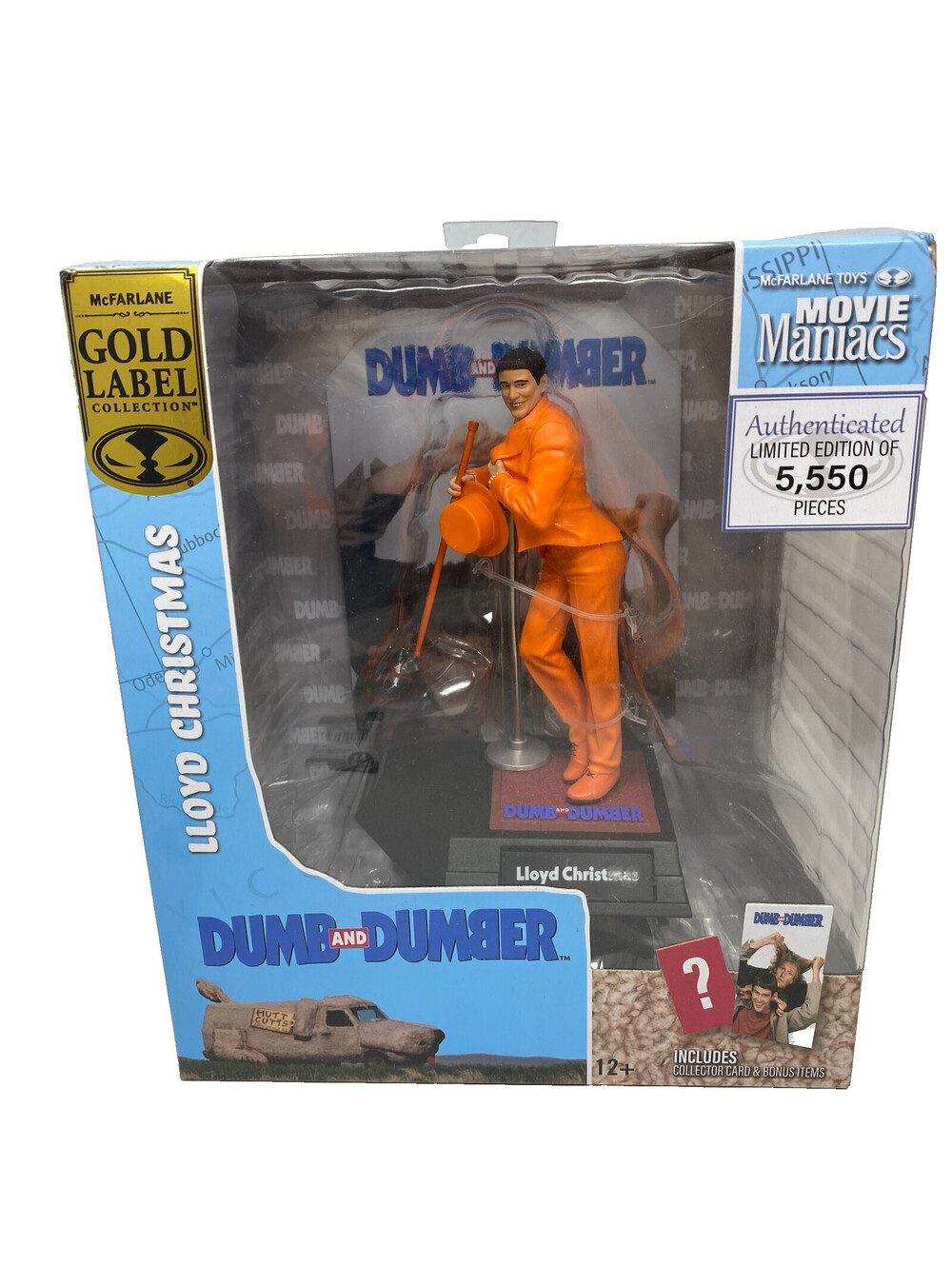 McFarlane Movie Maniacs Gold Label Dumb and Dumber Lloyd Christmas 6in Figure